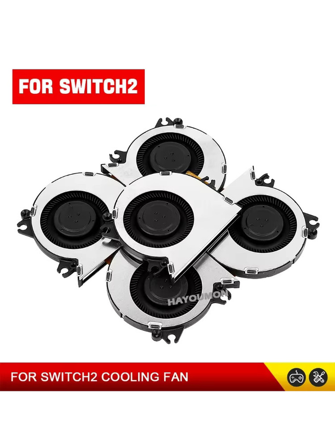 Hayoumon Interne Lüfter Reparaturteile für Nintendo Switch Konsole, Schwarz - Bild 3