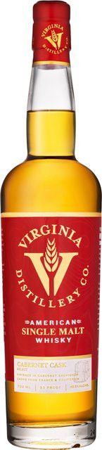 Virginia Distillery Co. Single Malt Whisky Cabernet Cask, USA, 46,5 % Vol., 0,7 l - Bild 1