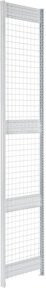 Bito Seitenwandgitter Set inklusive Halteklammern, verzinkt, Farbe: Silber, H: 300 cm, T: 60 cm - Bild 1