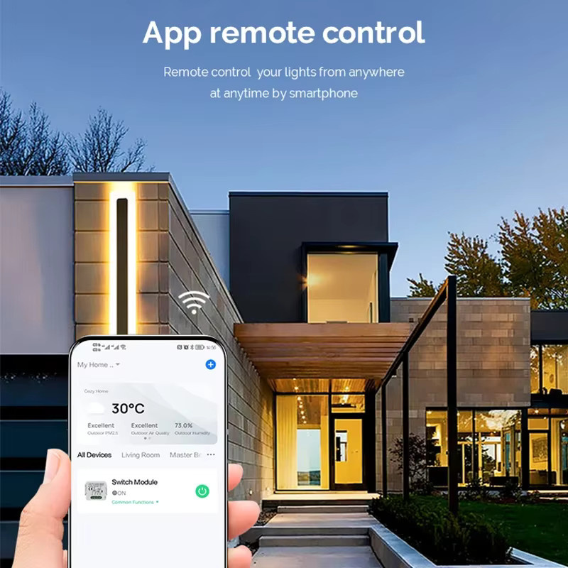 Lxin Tuya Smart Dimmer-Schaltermodul, WLAN oder Zigbee DIY LED-Controller in Weiß, kompatibel mit Alexa und Google Assistant - Bild 3