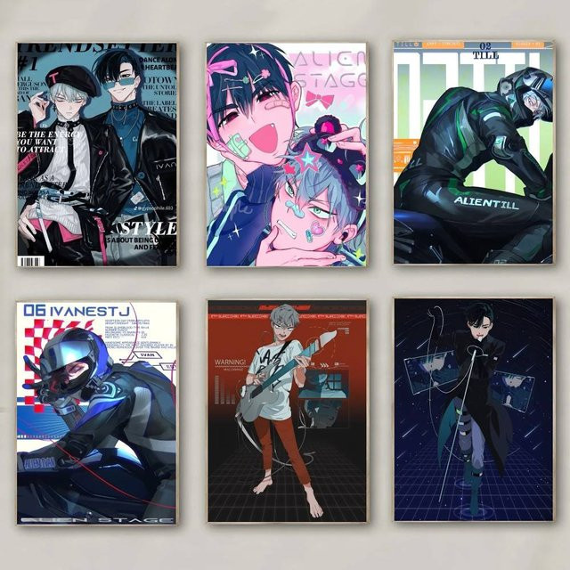 Kayou Anime Wandbild Ivan Till Poster für Wohnzimmer und Schlafzimmer als HD Wandkunst ohne Rahmen - Bild 1