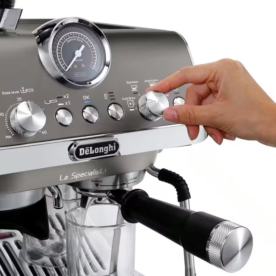 De'Longhi La Specialista Arte Evo EC9255.T Espressomaschine in Titan und Silber aus Edelstahl mit Cold Brew Funktion - Bild 6