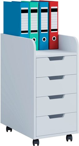 VCM Rollcontainer Konal in Weiss, B/H: 33 x 65 cm - Bild 1