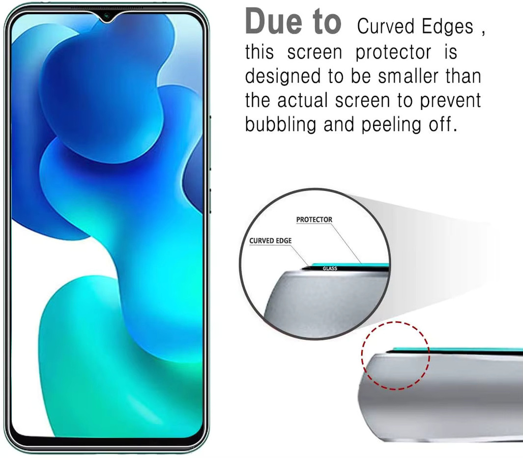 3er-Pack Displayschutzfolie aus gehärtetem Glas für Xiaomi Mi 10 Lite 5G Zoom Youth Edition, transparent - Bild 3