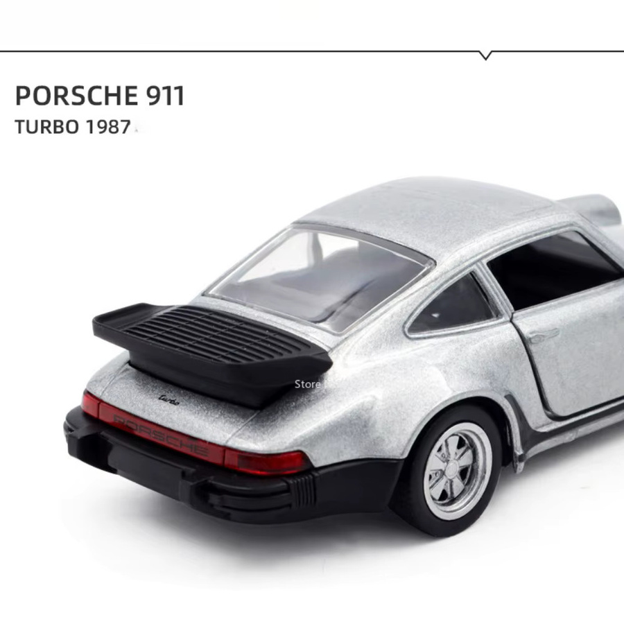 MAKEDA Turbo-Spielzeugauto, Modell aus Legierung, Maßstab 1:36, Grau - Bild 3