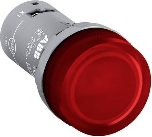 ABB CL2-623R Meldeleuchte mit LED-Element, rund, Rot, 230 V/AC - Bild 1