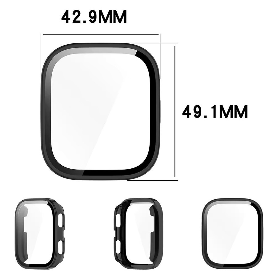 Amazfit Bip 6 Smartwatch Zubehör, Screen Protector und Bumper, Schwarz - Bild 5