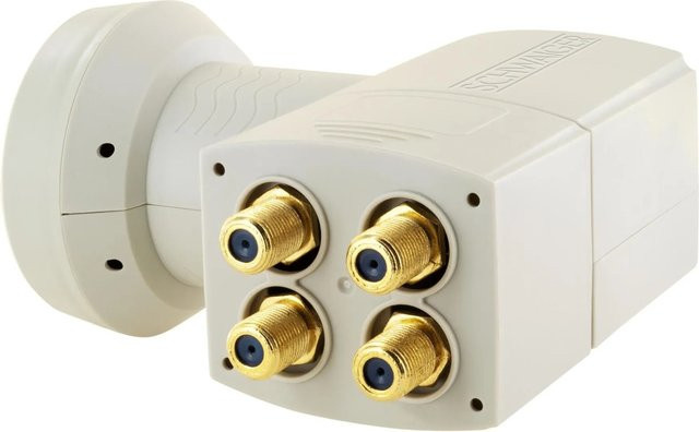 Schwaiger Sun Protect Digitales Quad LNB in Hellgrau - Bild 1