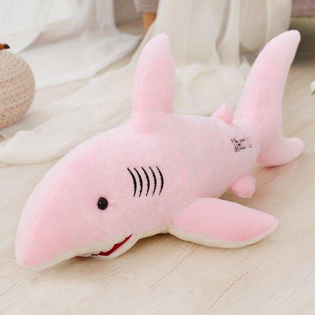 Binchi Keji Travel Plüsch Haie, Kuscheltiere, rosa, 50cm, ab 12 Jahre - Bild 1