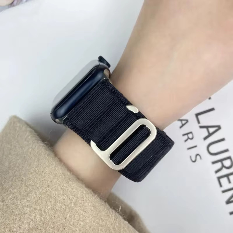NEY Uhrenarmband Textil/NATO, Schwarz, Unisex - Bild 2