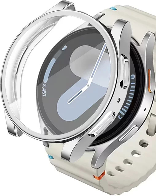 Samsung Schutzhülle für Galaxy Watch, Silikon, Schwarz, Unisex - Bild 1