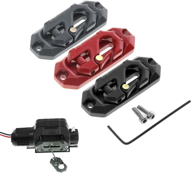 RS Metal Winch Simulation Electric für 1/10 RC Model Car Crawler, rot - Bild 1