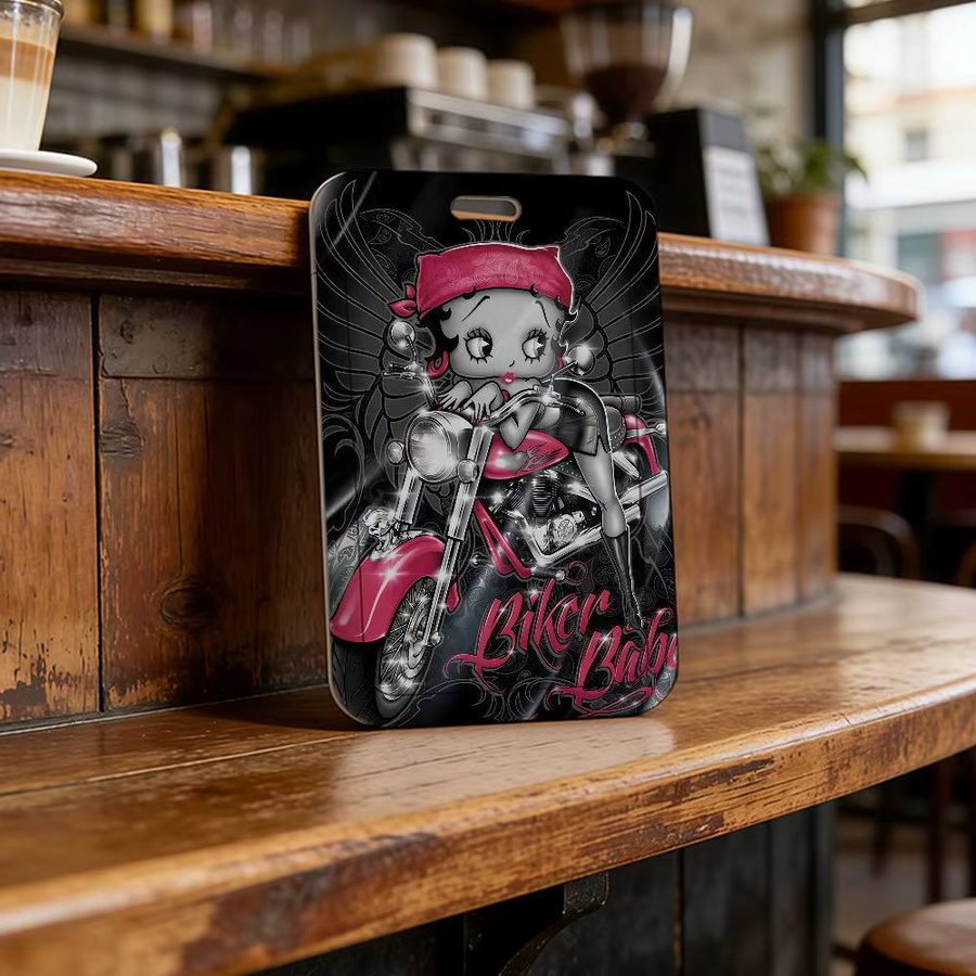 B-Betty B-Boop Cartoon-Kartenhalter für Ausweise und Schutzhüllen in Multicolour aus Kunststoff - Bild 3