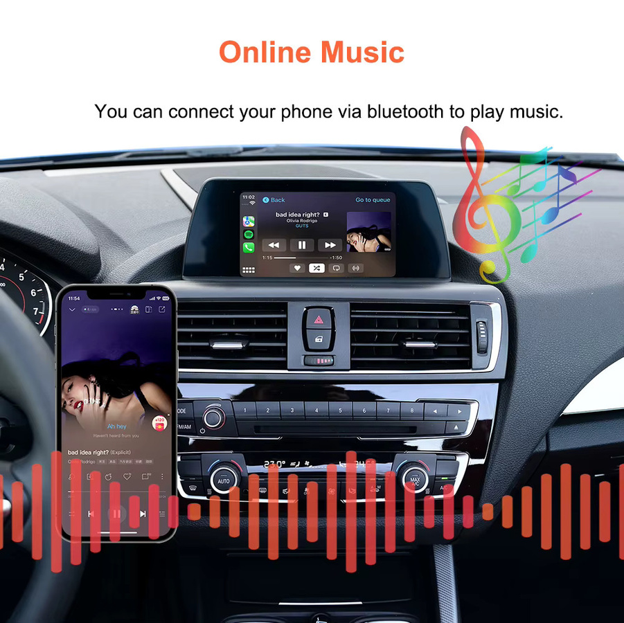 Bonroad Wireless CarPlay und Android Auto Modul für BMW NBT Systeme in Schwarz mit Wi-Fi und Bluetooth zur OEM Integration - Bild 6