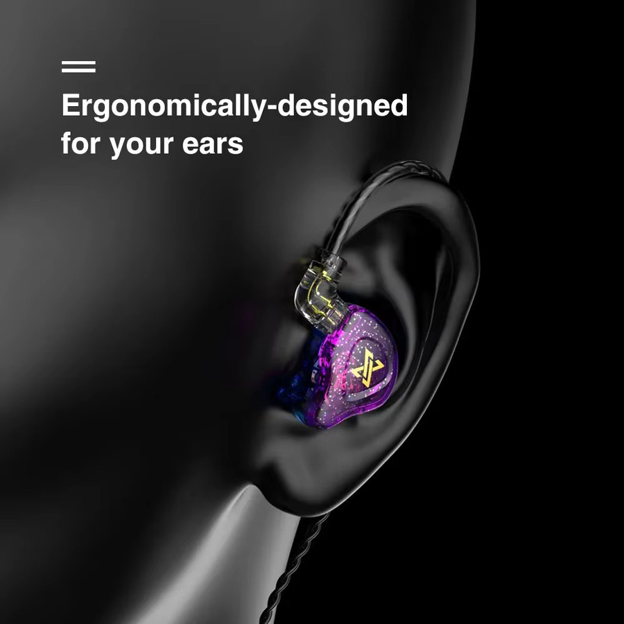 QKZ AK6 In-Ear Kopfhörer mit dynamischen Bässen und Geräuschunterdrückung in Multicolour - Bild 4