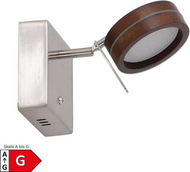 Näve LED Wand- und Deckenleuchte Triberg in Braun, B/H/T: 19 x 8,5 x 11 cm - Bild 1
