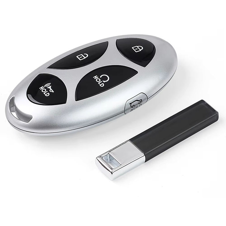 KEYECU Smart Remote Auto Schlüsselanhänger für Hyundai Ioniq 6, Farbe: Silber, 433 MHz, 6A Chip - Bild 2