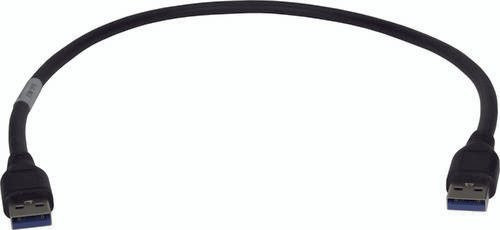 HARTING USB-A Kabel Schwarz 1,00 m - Bild 1