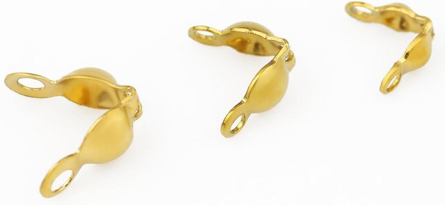 JHNBY Edelstahl-Verschluss, Gold, mehrere Größen - Bild 1