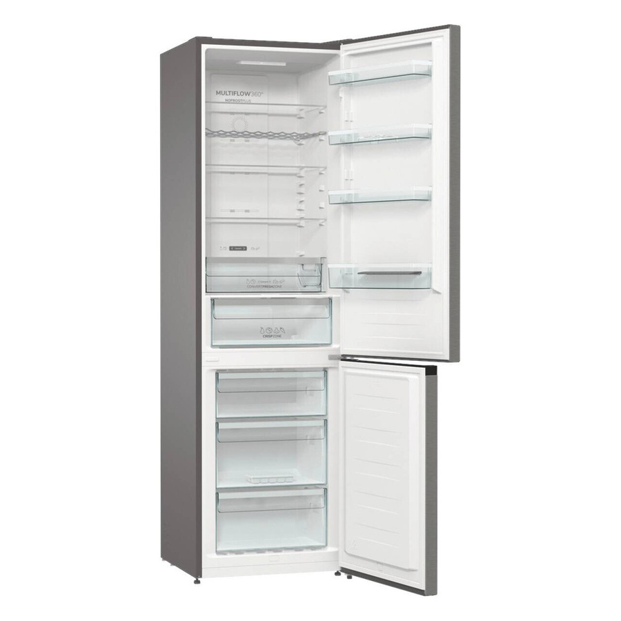 Gorenje Kühl-Gefrierkombination NRK620CA2XL4 in Silber mit No-Frost und Zero Degree Zone, B/H/T: 60 x 200 x 59 cm - Bild 2
