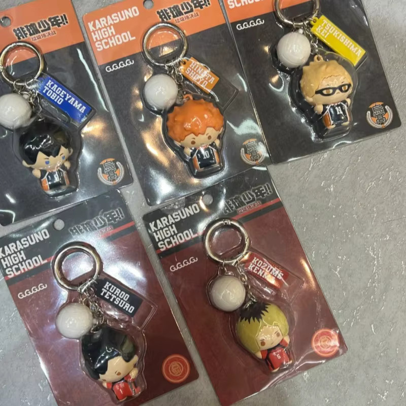 Bandai Haikyuu Hinata Shoyo Tobio Kageyama Yu Nishinoya Puppe, 5 cm, Kunststoff - Bild 4