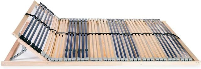 vidaXL Lattenrost aus Buche und Birke mit 42 Latten und 7 Zonen, B: 120 cm, L: 200 cm - Bild 1