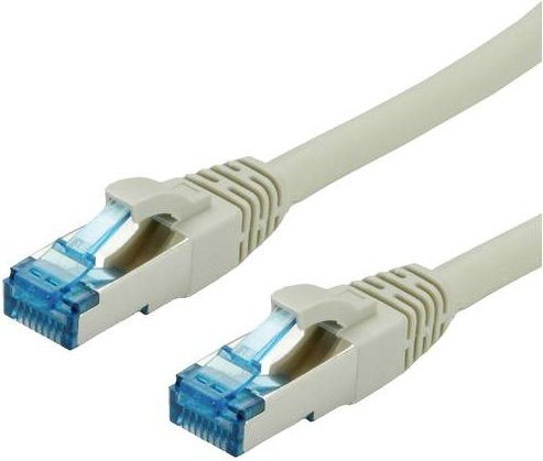 Value RJ45 Patchkabel CAT 6a S/FTP Ethernet LAN Grau, Länge: 1,50 m - Bild 1