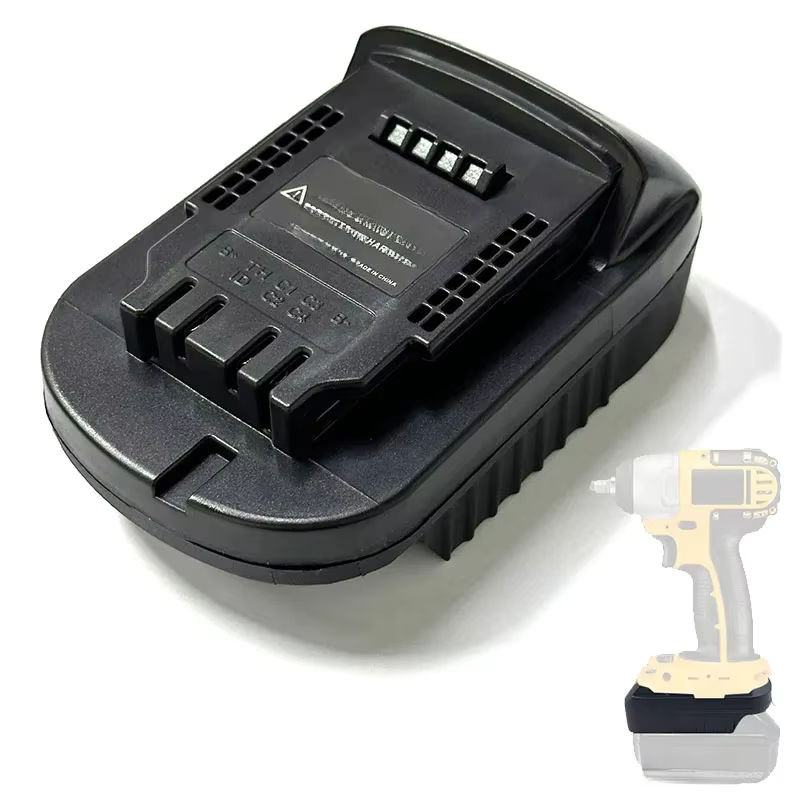 MT20DL Akku-Adapter in Schwarz, kompatibel mit Makita 18-V-Lithium-Akkus für den Einsatz in Dewalt 18-V-20-V-Lithium-Geräten - Bild 6