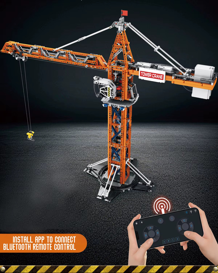AMAZINGBLOKS Fernbedienung Turm Kran, Bausteine, 1176 Teile - Bild 3