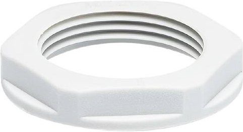 Wieland Electric 05.506.5353.0 M25 Flanschmutter aus Nylon in Weiß, 50 Stück - Bild 1