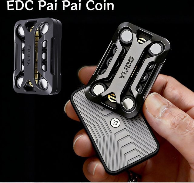 soulbao Premium Metall EDC Fidget Slider, Magnetisches Klick-Stressabbau-Gadget - Bild 1