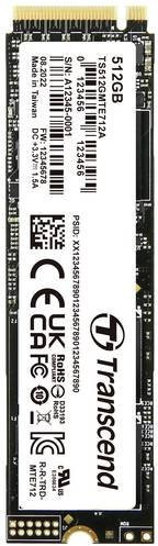Transcend MTE712A 512 GB Interne M.2 PCIe NVMe SSD 2280 Industrial TS512GMTE712A Schwarz - Bild 1