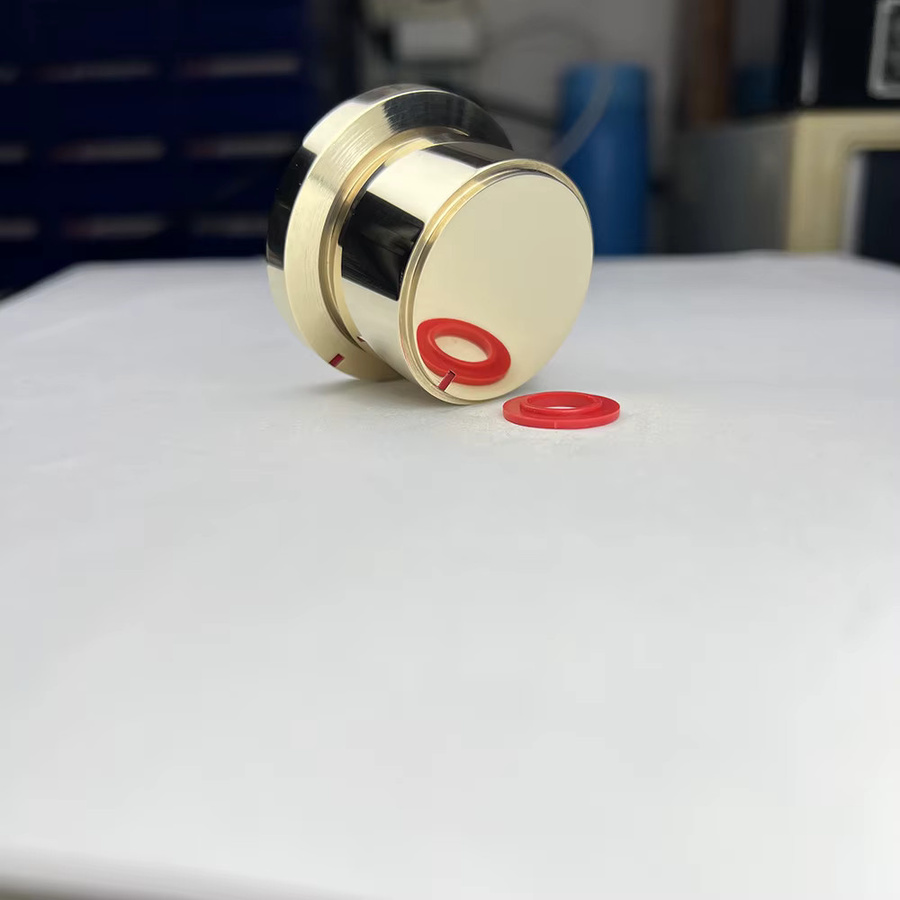 CHANGELIN Hi-Fi Audio Lautstärkeregler aus massivem Messing für Potentiometer mit D/Spline-Achse in Gold - Bild 3