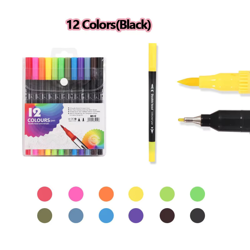 ART WALKER Marker Set mit Dual Tip Pinsel und Feinspitze für Manga und Aquarellmalerei in Multicolour - Bild 5