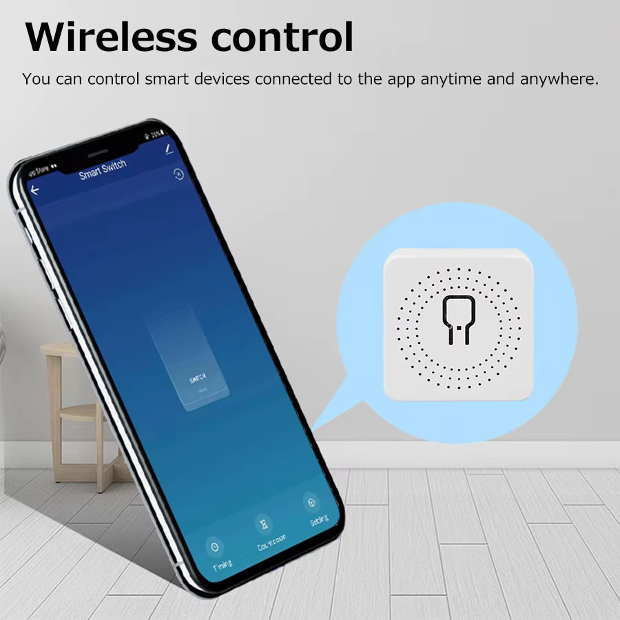 GGBEE Mini Tuya ZigBee WLAN Intelligenter Schalter mit 2-Wege-Steuerung in Weiß, kompatibel mit Alexa und Google Assistant via Smart Life App - Bild 2