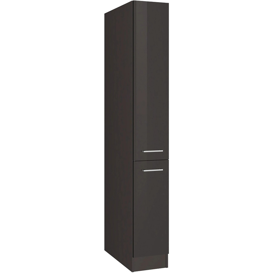 Held Möbel Küchen-Apothekerschrank Mailand Hochglanz Graphit B: 30 cm, H: 60 cm, T: 200 cm - Bild 2