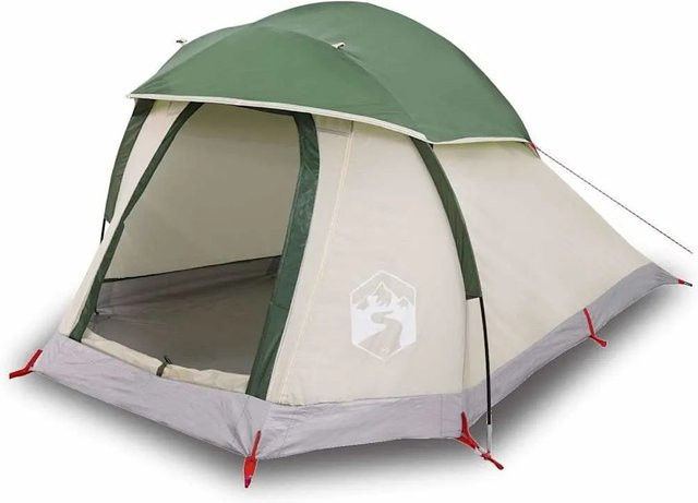 Furnicato Campingzelt Kuppelzelt Grün, H x B x T: 97 x 250 x 130 cm - Bild 1