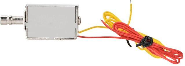 Elektromagnetisches Schloss DC 12 V Mikro-Elektroschloss für Schrank, Schublade und Tür in Weiß und Silber aus Eisen - Bild 1