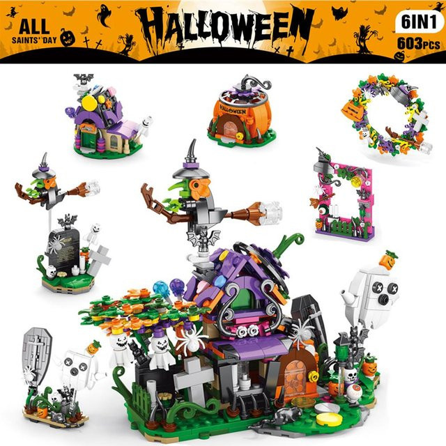 Halloween Horror Spukhaus Geisterbahn, Bausteine, ab 6 Jahren - Bild 1