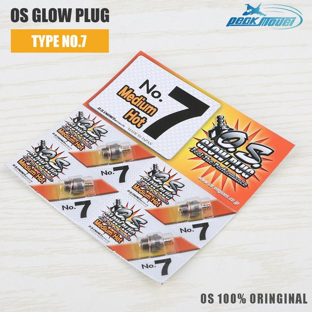 OS NO.7 Medium Plug N Glühkerzen für Nitro-Motor - Bild 1