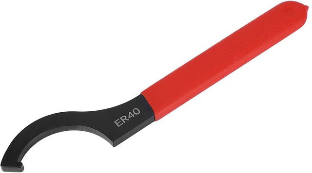 TOMTOP JMS ER40 Spannzangenschlüssel aus High Carbon Stahl in Schwarz - Bild 1
