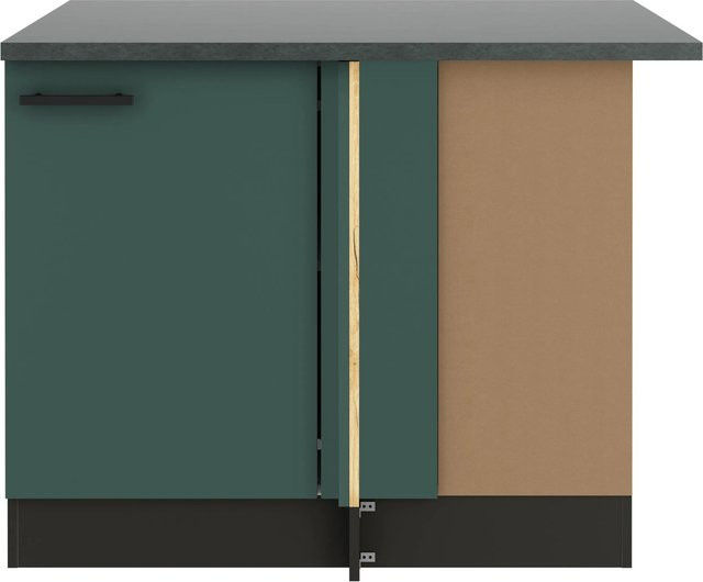 OPTIFIT Verona405 Küchen-Eck-Unterschrank in Steingrün, Breite: 110 cm - Bild 1