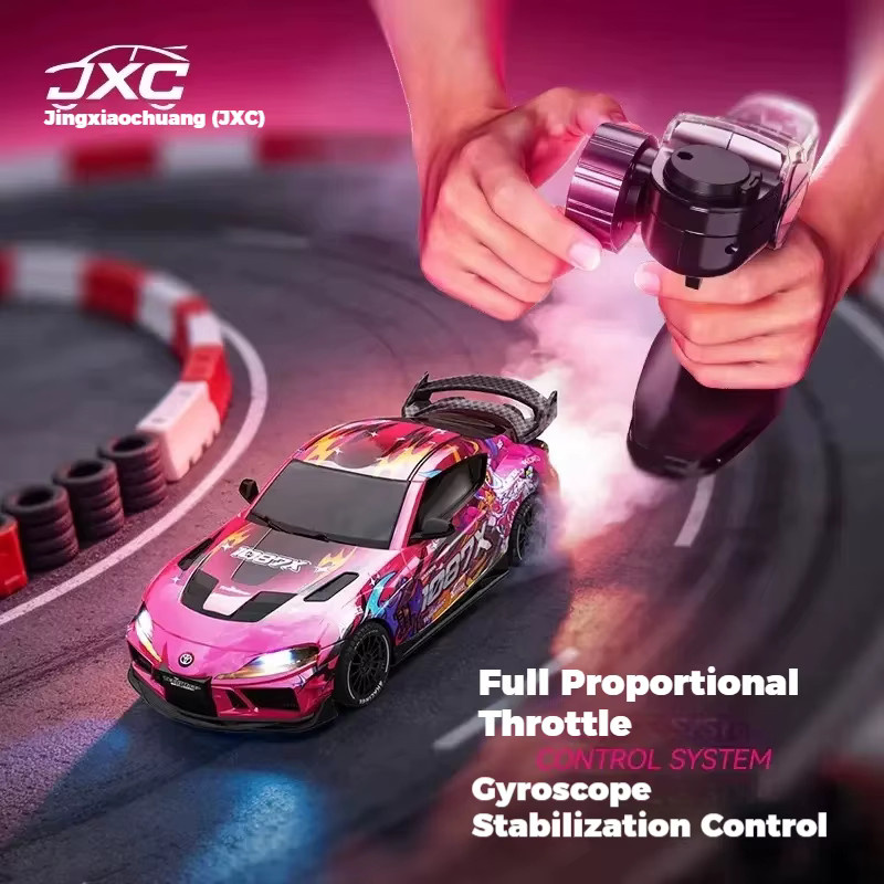 JXC Drift-Auto RC, 1:43, ferngesteuert, Allradantrieb, rot - Bild 2