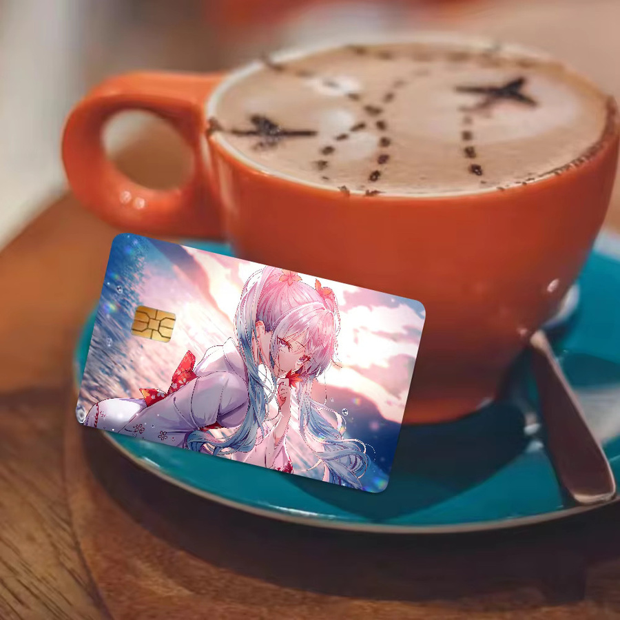 Hatsune Miku Anime Cartoon Bär Aufkleber für Kredit- und Debitkarten in Mehrfarbig - Bild 5
