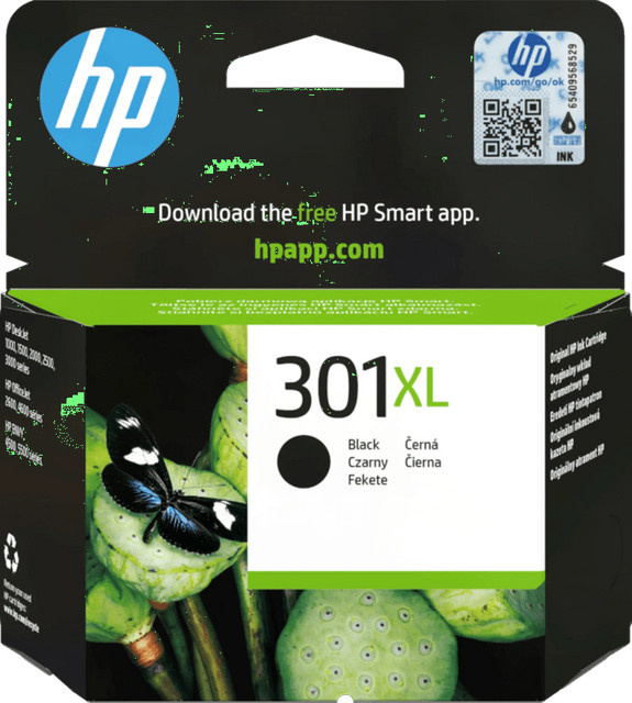 HP 301XL Tintenpatrone Schwarz für Inkjet-Drucker - Bild 1