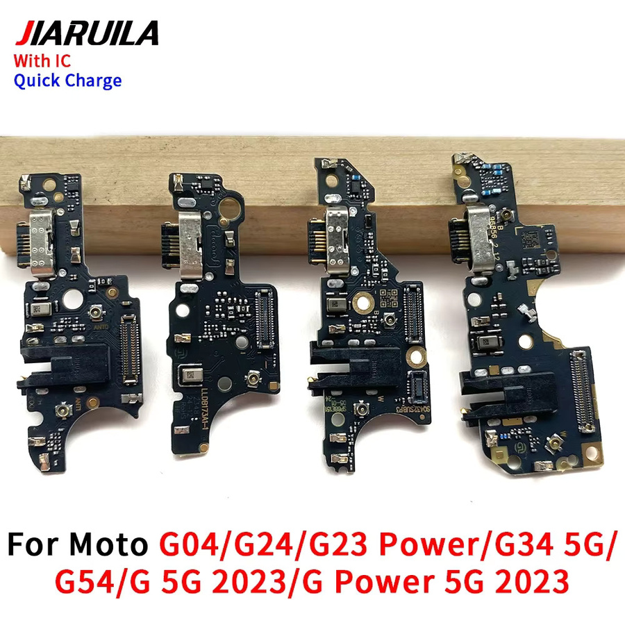 USB-C Ladeport Flex-Kabel als Ersatz-Ladeboard für Motorola Moto G14 G34 G54 G04 G24 Power G84 G75 5G Power 2023 - Bild 4