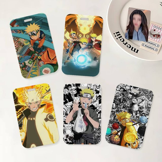 Naruto Uzumaki Ausweishalter mit Etui in Multicolour für Schule und Büro - Bild 1