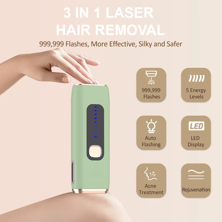 Vancostar 3in1 IPL-Epilierer, Unisex, grün - Bild 2