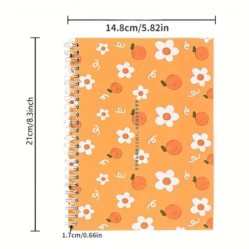 Wiederverwendbares Aufkleber Buch Sammlung Album in Weiß und Orange aus Papier - Bild 2