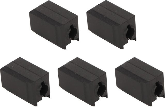 5 Stück Silikon-Extruder-Hotend-Abdeckungen für Bambu Lab X1 in Schwarz, antihaftbeschichtet und stabil für den Heizblock - Bild 1